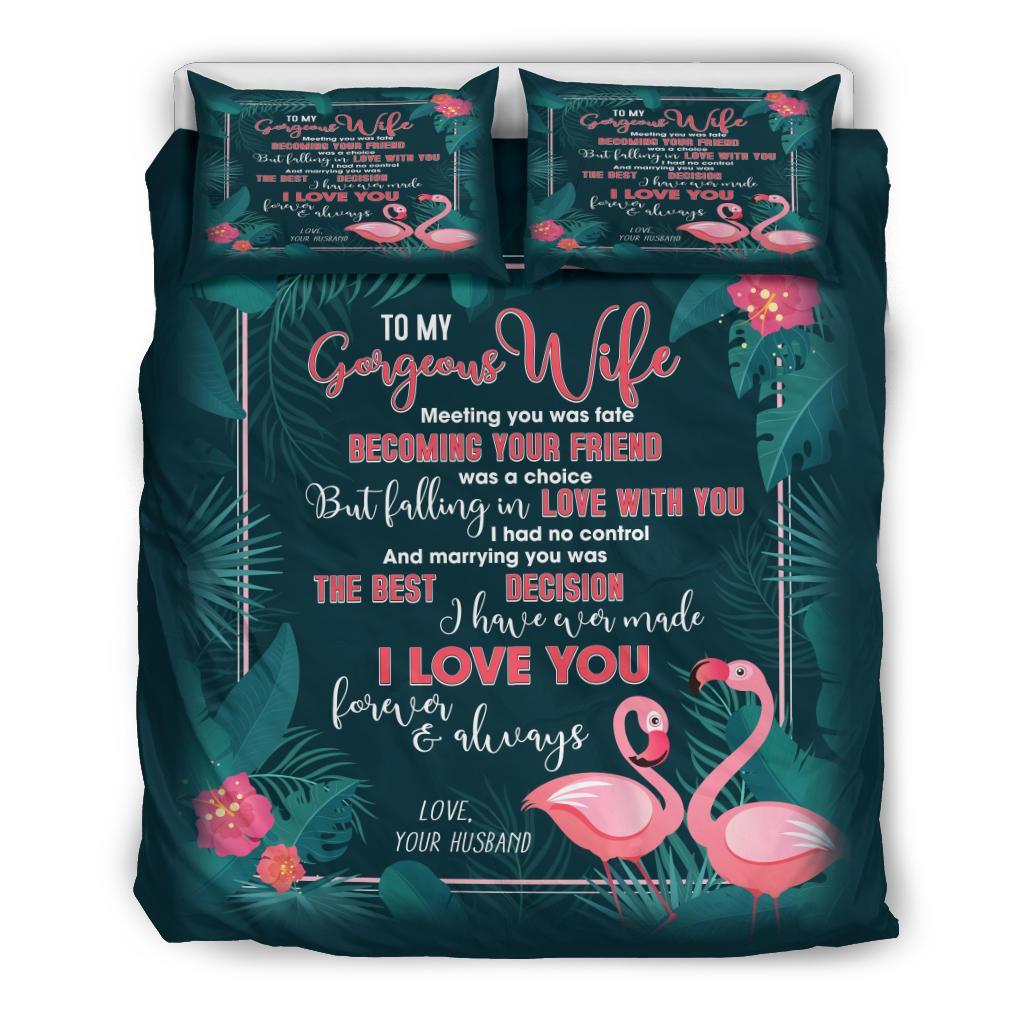 To-My-Wife-Flamingo-Bedding-Duvet-Cover-And-Pillowcase-Set-2