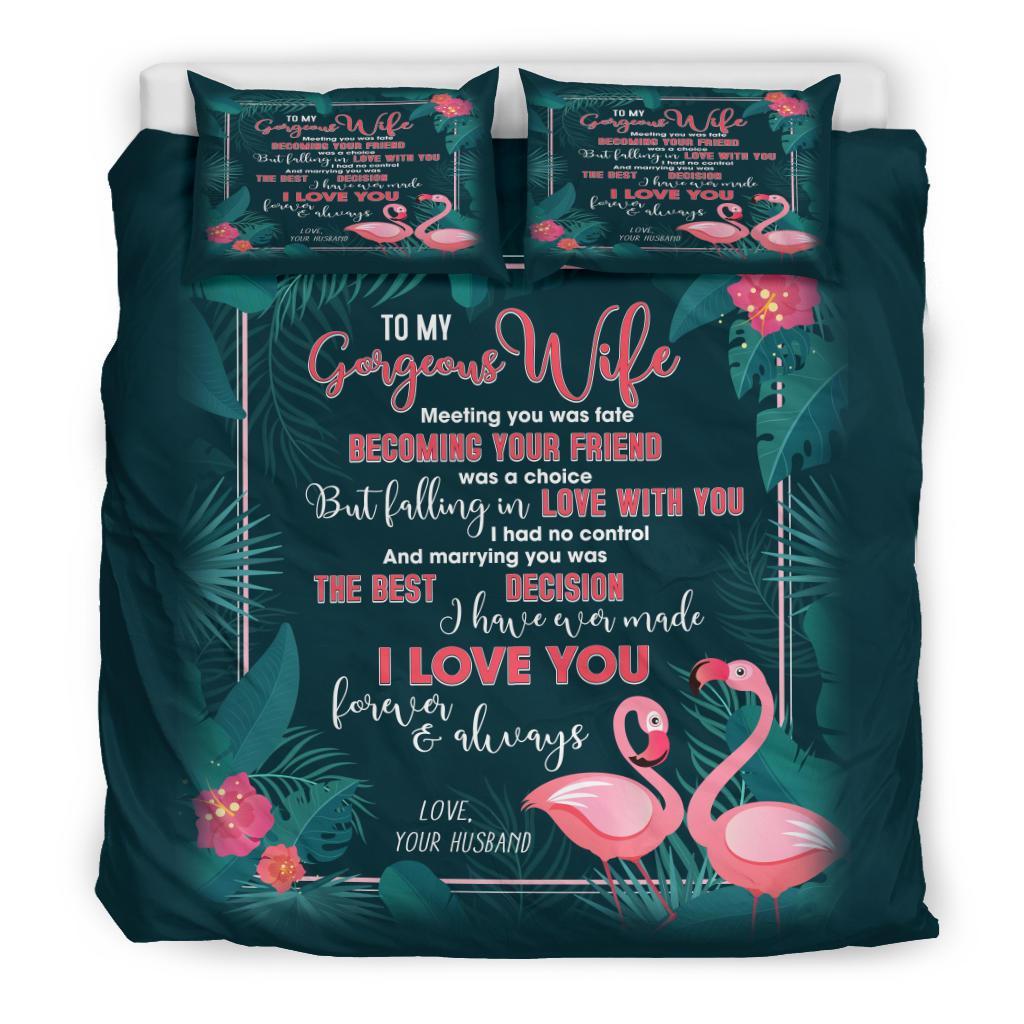 To-My-Wife-Flamingo-Bedding-Duvet-Cover-And-Pillowcase-Set-3