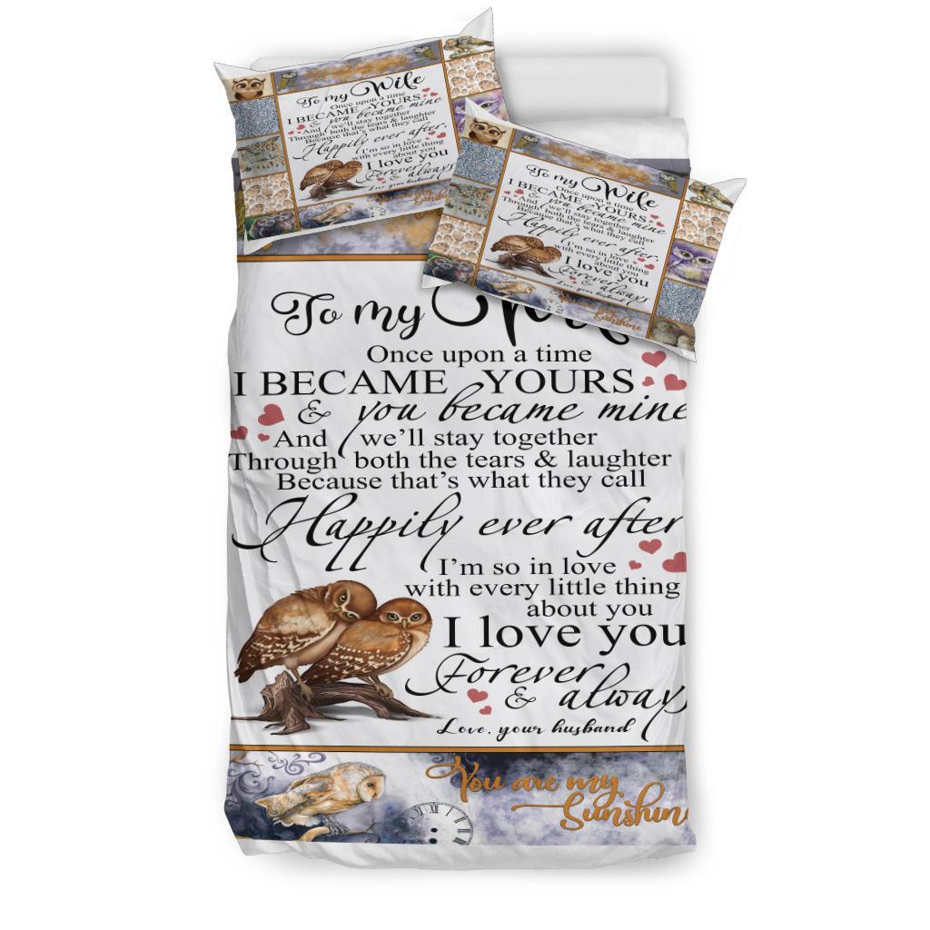 To-My-Wife-Owl-Bedding-Duvet-Cover-And-Pillowcase-Set-1