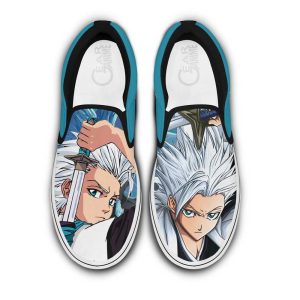 Toshiro Hitsugaya Slip On Shoes Custom Anime Bleach Shoes