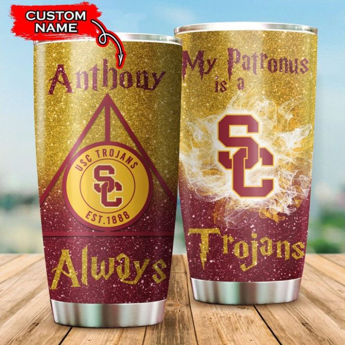 Usc Trojans Tumbler Harry Potter NCAA Custom Name TB2940