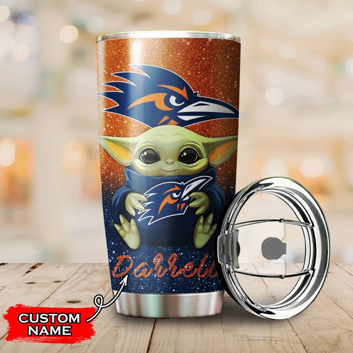 Utsa-Roadrunners-Baby-Yoda-Custom-Name-Tumbler-TB0341-2