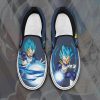 Vegeta Blue Slip On Shoes Canvas Dragon Ball Custom Anime Shoes