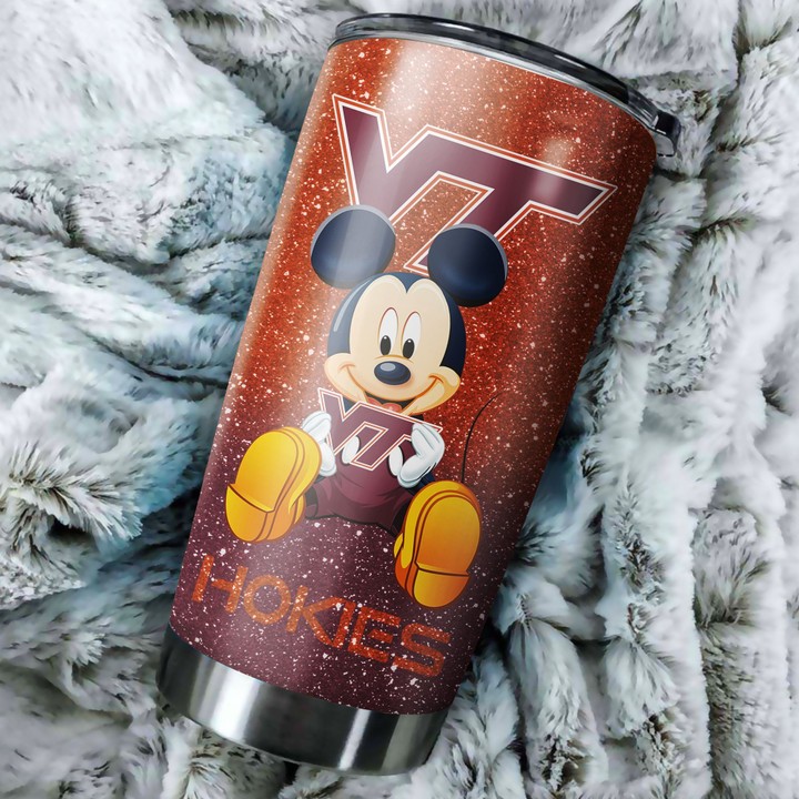 Virginia-Tech-Hokies-Mickey-Custom-Name-Tumbler-TB0198-1