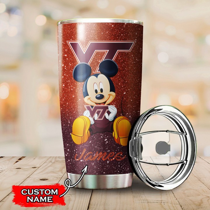 Virginia-Tech-Hokies-Mickey-Custom-Name-Tumbler-TB0198-2