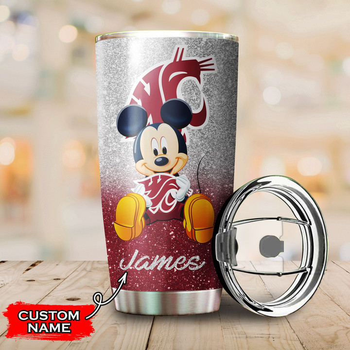 Washington-State-Cougars-Football-Mickey-Custom-Name-Tumbler-TB0910-2