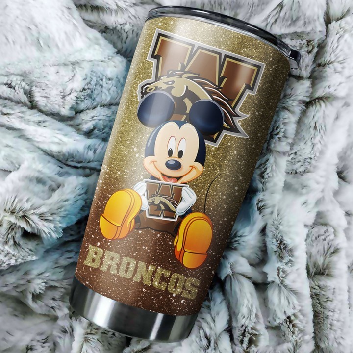 Western-Michigan-Broncos-Mickey-Custom-Name-Tumbler-TB0507-1