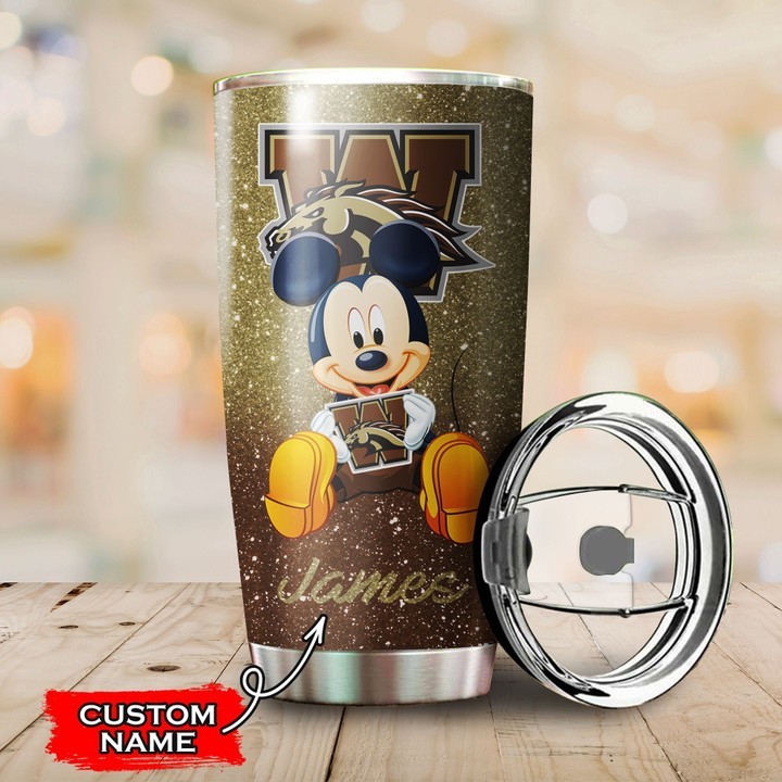 Western-Michigan-Broncos-Mickey-Custom-Name-Tumbler-TB0507-2