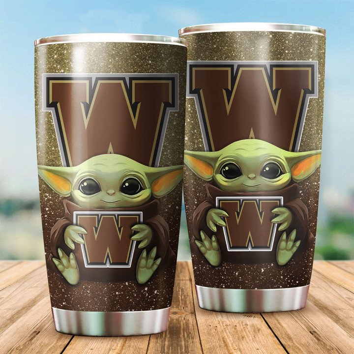 Western-Michigan-Broncos-Yoda-Tumbler-TB0252 Western Michigan Broncos Yoda Tumbler TB0252