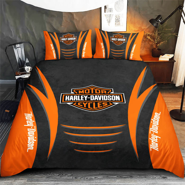Harley-Davidson-Bedding-Set-Duvet-Cover-Pillow-Case-1