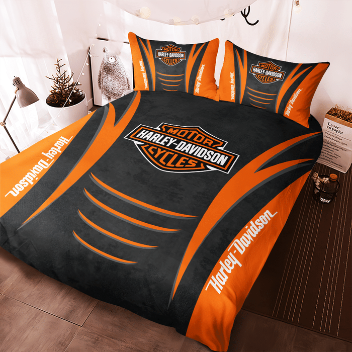 Harley-Davidson-Bedding-Set-Duvet-Cover-Pillow-Case-2