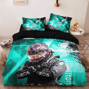 Mercedes-Amg Petronas F1 Bedding Set Duvet Cover Pillow Case