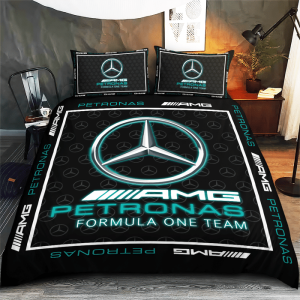 Mercedes-Amg Petronas F1 Bedding Set Duvet Cover Pillow Case