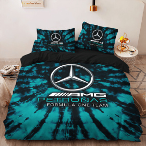 Mercedes-Amg Petronas F1 Bedding Set Duvet Cover Pillow Case