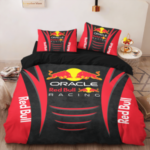 Red Bull Racing Bedding Set Duvet Cover Pillow Case