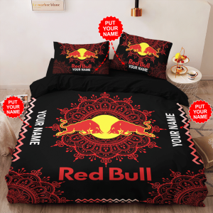 Red Bull Racing Bedding Set Duvet Cover Pillow Case