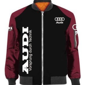 Bomber Jacket Audi Casual Jacket For Racer Biker BBJ3320