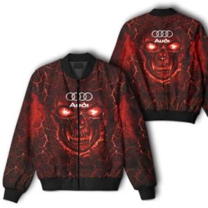 Bomber Jacket Audi Casual Jacket For Racer Biker BBJ3331