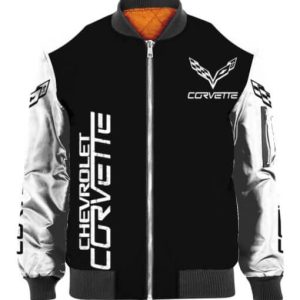 Bomber Jacket Chevrolet Corvette Car Jacket Casual Jacket For Racer Biker BBJ3378