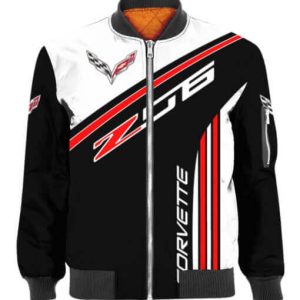 Bomber Jacket Chevrolet Corvette Car Jacket Casual Jacket For Racer Biker BBJ3385