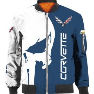 Bomber Jacket Chevrolet Corvette Chevrolet 3D Spring Autumn Casual Jacket For Racer Biker BBJ3380