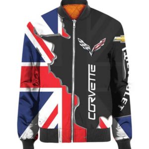 Bomber Jacket Chevrolet Corvette Chevrolet 3D Spring Autumn Casual Jacket For Racer Biker BBJ3382