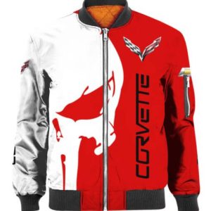 Bomber Jacket Chevrolet Corvette Chevrolet 3D Spring Autumn Casual Jacket For Racer Biker BBJ3383