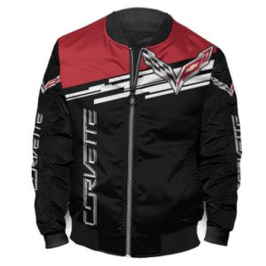 Bomber Jacket Chevrolet Corvette Chevrolet 3D Spring Autumn Casual Jacket For Racer Biker BBJ3384