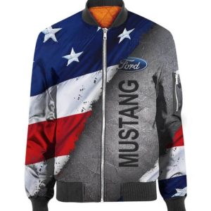 Bomber Jacket Ford Ford 3D Spring Autumn Casual Jacket For Racer Biker BBJ3361