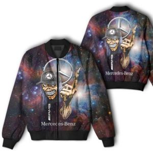 Bomber Jacket Mercedes 3D Spring Autumn Casual Jacket Car Sports For Racer Biker BBJ3290