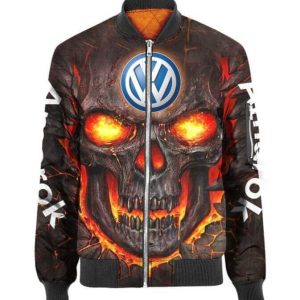 Bomber Jacket Volkswagen 3D Spring Autumn Casual Jacket Car Sports For Racer Biker BBJ3309