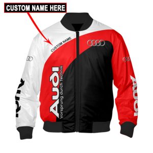 Custom Name Bomber Jacket Audi Ram 3D Spring Autumn Casual Jacket For Racer Biker BBJ3189