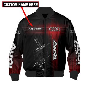 Custom Name Bomber Jacket Audi Ram 3D Spring Autumn Casual Jacket For Racer Biker BBJ3228