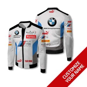 Custom Name Bomber Jacket BMW Hot Summer Fashion For Racer Biker BBJ3278