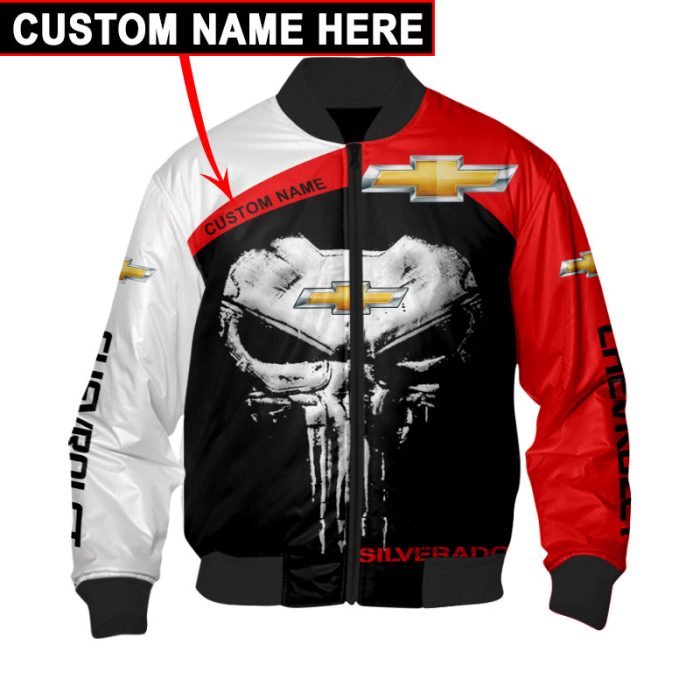 Custom Name Bomber Jacket Chevrolet Chevrolet 3D Spring Autumn Casual For Racer Biker BBJ3249