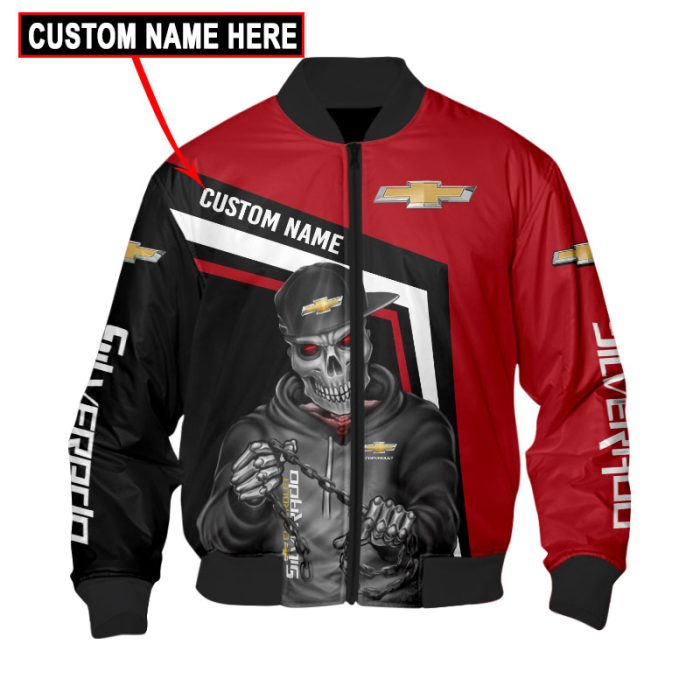 Custom Name Bomber Jacket Chevrolet Chevrolet 3D Spring Autumn Casual Jacket For Racer Biker BBJ3205