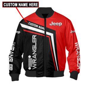 Custom Name Bomber Jacket Jeep 3D Spring Autumn Casual Jacket For Racer Biker BBJ3164
