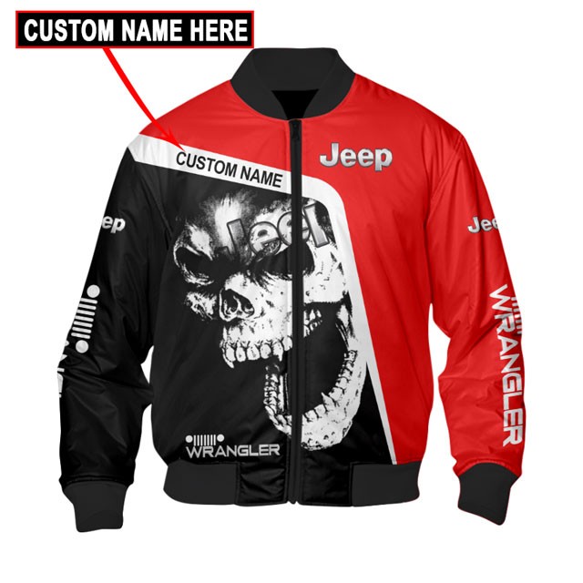 Custom-Name-Bomber-Jacket-Jeep-3D-Spring-Autumn-Casual-Jacket-For-Racer-Biker-BBJ3192 Custom Name Bomber Jacket Jeep 3D Spring Autumn Casual Jacket For Racer Biker BBJ3192