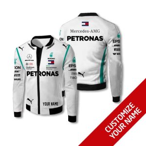 Custom Name Bomber Jacket Mercedes 3D Spring Autumn Casual Jacket Car Sports For Racer Biker BBJ3271