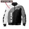 Custom Name Bomber Jacket Ram 3D Spring Autumn Casual Jacket For Racer Biker BBJ3176