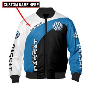 Custom Name Bomber Jacket Volkswagen 3D Spring Autumn Casual Jacket For Racer Biker BBJ3172