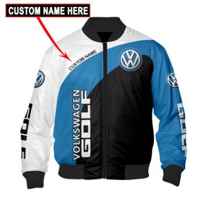 Custom Name Bomber Jacket Volkswagen 3D Spring Autumn Casual Jacket For Racer Biker BBJ3174