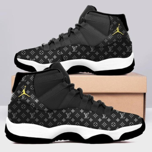 LV Monogram Air Jordan 11 Custom Sneaker Form Jordan 11 Sneaker 2022 Louis Vuitton Sneakers For LV Fans JD110126