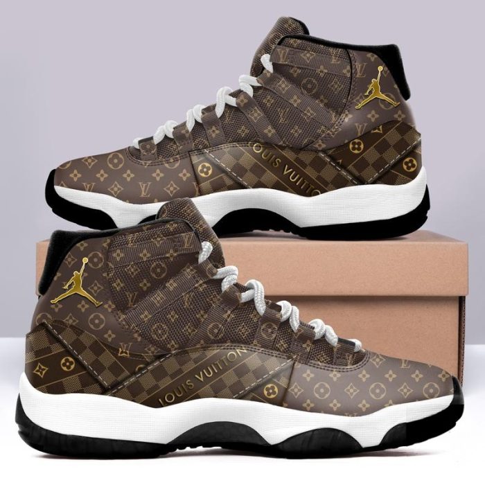 Louis Vuitton Air Jordan 11 Custom Sneakers Shoes Monogram JD110182