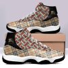 Luxury Burberry Air Jordan 11 Custom Sneakers Shoes JD110233