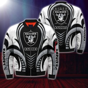 Oakland Raiders NFL Bomber Jacket For This Season BBJ3464