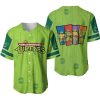 Teenage Mutant Ninja Turtles Stripes Patterns Walt Disney Unisex Cartoon Casual Outfits Custom Baseball Jersey