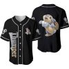 Thumper Rabbit Bambi Gray Black Beigei Patterns Disney Unisex Cartoon Casual Outfits Custom Baseball Jersey