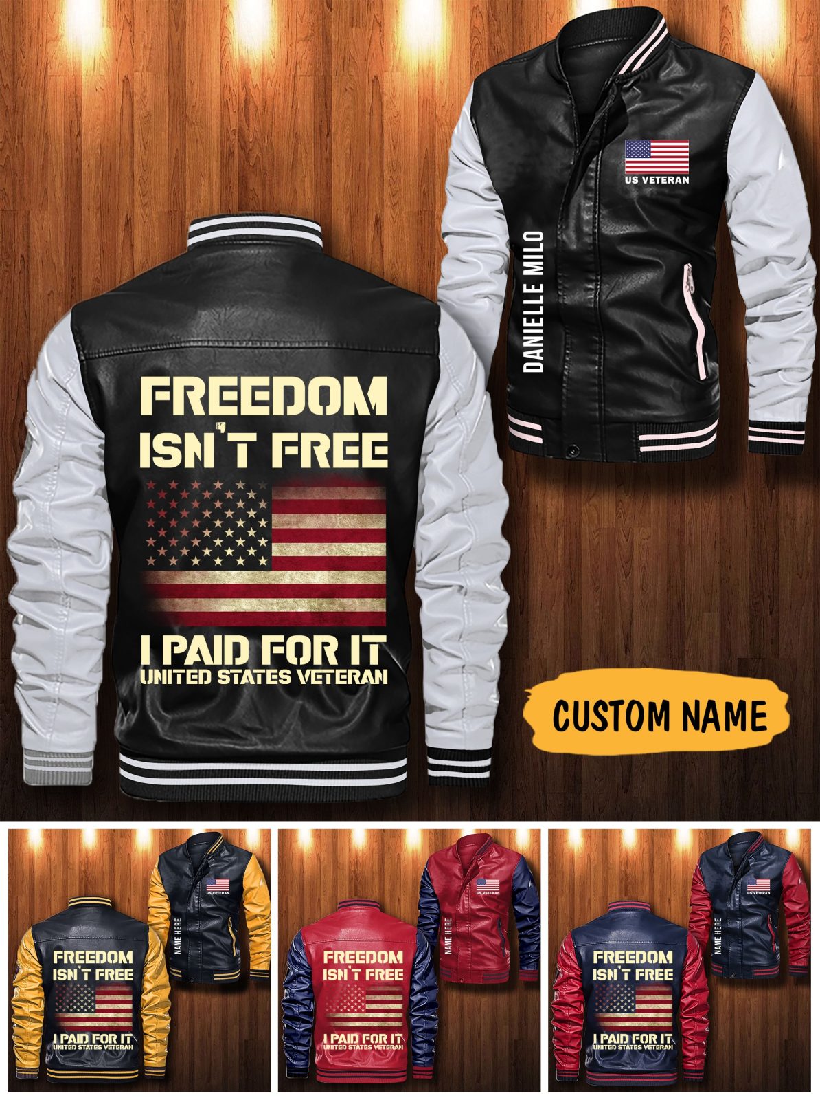 American-Flag-Freedom-Isnt-Free-I-Paid-For-It-Custom-Personalized-Leather-Bomber-Jacket-CTLBJ104-1