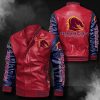 Brisbane Broncos Leather Bomber Jacket CTLBJ177